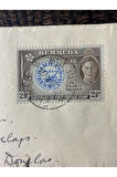 İngiltere İngiliz Sömürge Bermuda "1948 2 1/2 d centenary of postmaster parrot stamps" Pullu 1950 y