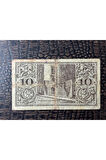 Almanya Reich Dönemi 01.10.1918 Notgeld 10 Pfennig Stadt GÖRLİTZ Acil Durum Parası