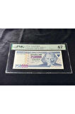 Türk Lirası PMG 67 EPQ SUPERB GEM UNC 250.000 Lira P 211 1970 (ND 1998) S/N H83 7. Emisyon 3. Terti