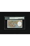 2 Adet Congo Central African States 1000 Francs Frank SERİ Takipli P 102Cg PMG 66 EPQ GEM UNC ÇİL