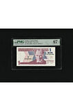 Bir Yeni Türk Lirası 1 YTL P216 2005 PMG 67 EPQ SUPERB GEM UNC S/N A01 749488 8.EMS 1. Tertip