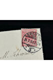 Deutsches Reich 1893 yılında Alman İmparatorluğu döneminde postadan geçmiş Fragman Reichspost Reich
