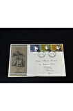 İngiltere FDC 1971 Literary Anniversaries İlk Gün Zarfı Tam Seri