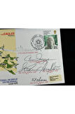 İngiltere Kraliyet Hava Kuvvetleri İlk Gün Zarfı FDC 1976 Royal Air Force USA The Eagles Phantoms U