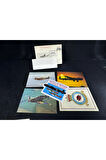 İngiltere Kraliyet Hava Kuvvetleri İlk Gün Zarfı FDC 1987 Royal Air Force THE BATTLE OF BRİTAİN Isl