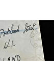 Uçak Postası Air Mail 1949 yılından Bahama'lardan İngiltereye postalanmış 2x 6d Pullu taahhütlü Za