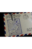 1946 Amerika'dan Trinidad İlk Uçuş İlk Gün Zarf FDC varış Damgalı Uçak Postası Airmail Pan American