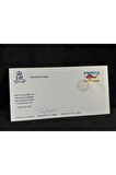 İngiltere Kraliyet Kraliçe Uçuşu İlk Gün Zarfı 1985 THE QUEENS FLİGHT FDC Guernsey Tony Bennett Is