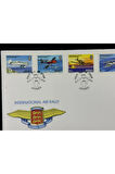 1979 Jersey Uluslararası Hava Rallisi İlk Gün Zarfı FDC 25. Yıldönümü İnternational Air Rally 25. A