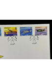 1979 Jersey Uluslararası Hava Rallisi İlk Gün Zarfı FDC 25. Yıldönümü İnternational Air Rally 25. A