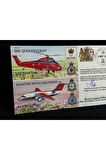 İngiltere Kraliyet Kraliçe Uçuşu İlk Gün Zarfı 1995 THE QUEENS FLİGHT FDC Islak İmzalı Limited 15