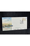 İngiltere Uçak ve Noel Temalı İlk Gün Zarfı FDC 1989-11-14 Limited No. 13/50