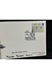 İngiltere Uçak ve Noel Temalı İlk Gün Zarfı FDC 1989-11-14 Limited No. 13/50
