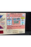 1976 Lufthansa Airmail Aerophilately Paraguay Almanya İlk Gün Zarfı FDC taahhütlü Uçak Postası
