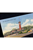 1930-1940 Amerika UNION STATION Railroad PORTLAND Oregon Postcard VINTAGE Linen Kartpostal