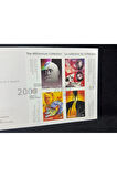 2000 Kanada İlk Gün Zarfı dörtlü Blok Pullu CANADA 2000 SOUVENIR SHEET OF 4 - #8 "Humanitarians, Pe