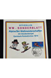 Almanya 1978 OFFIZIELLES WM SONDERBLATT Alpine Ski-Weltmeisterschaften  Alp Disiplini Dünya Şampiyo