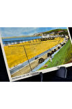 İngiltere Marimex British Made Promenade & Pier, Colwyn Bay postcard (Marimex Ltd. No. CB.605) 1950