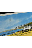 İngiltere Promenade & Pier, Colwyn Bay postcard (Marimex Ltd. No. CB.605) 1950 lekeli limited