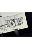 İngiltere Vintage Kartpostal Brookland, Kent, St. Augustine's Church / kilisesi AW Hodge Illustrati