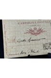 İtalya Antiye 1891 yıllından postadan geçmiş Cartolina Postale Dieci Centesimi 10 Cent Kendinden Pu