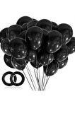 Balon Parlak Metalik Helyum Balon 10 Adet
