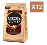 Nescafe Gold Granül Kahve 500 gr 12'li Hazır Kahve