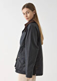 Stuf&Co  /Barn Yağlı Ceket NAVY / Barn Wax Jacket/  Barn Waxed Cotton Jacket 