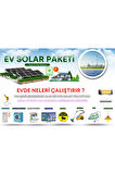 GÜNEŞ ENERJİ SİSTEMİ 18 ADET 585W PANEL 8 ADET 200AH AKÜ TÜM ELEKTRİK İHTİYAÇINIZI KARŞILAR