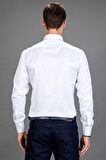 Tudors Modern Slim Fit Dar Kesim Armürlü Erkek Göm