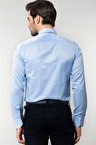 Tudors Modern Slim Fit Dar Kesim Armürlü Erkek Göm