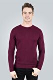 Tudors Slim Fit Dar Kesim Bisiklet Yaka Petek Dese