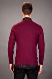 Tudors Slim Fit Dar Kesim V Yaka Pamuklu Erkek Kaz