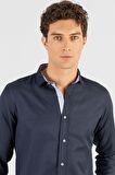 Tudors Slim Fit Dar Kesim Oxford Spor Erkek Gömlek