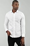 Tudors Süper Slim Fit Dar Kesim Erkek Gömlek