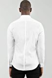 Tudors Süper Slim Fit Dar Kesim Erkek Gömlek