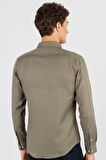 Tudors Slim Fit Dar Kesim Oxford Spor Erkek Gömlek