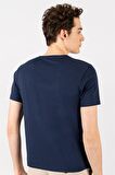 Tudors Slim Fit Dar Kesim V Yaka Düz basic Kısa Ko