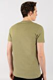 Tudors Slim Fit Dar Kesim V Yaka Oxford Erkek T-Sh