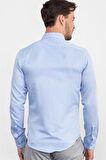 Tudors Slim Fit Dar Kesim Oxford Spor Erkek Gömlek
