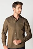 Tudors Slim Fit Dar Kesim Oxford Spor Erkek Gömlek