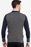 Tudors Slim Fit Dar Kesim Erkek Hırka