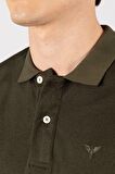 Tudors Slim Fit Dar Kesim Düz Polo Yaka Erkek T-Shirt