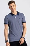 Tudors Slim Fit Dar Kesim Düz Polo Yaka Erkek T-Sh