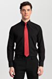 Tudors Modern Slim Fit Poplin Pamuk Efekt Erkek Gömlek