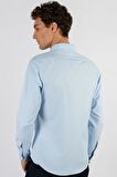 Tudors Slim Fit Dar Kesim Uzun Kol Poplin Oxford