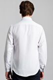 Tudors Slim Fit Dar Kesim Uzun Kol Poplin Oxford
