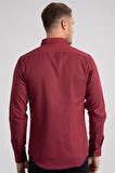 Tudors Slim Fit Dar Kesim Uzun Kol Poplin Oxford