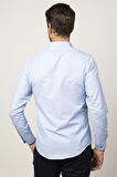Tudors Slim Fit Dar Kesim Uzun Kol Erkek Gömlek