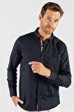 Tudors Klasik Fit Rahat Kesim Poplin Oxford Erkek Gömlek